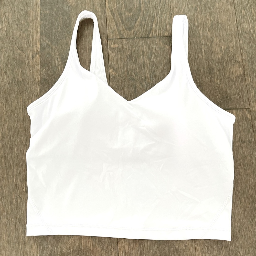 Cropped workout tank